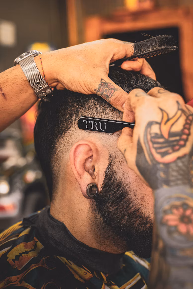 Skin fade net en lumiere studio